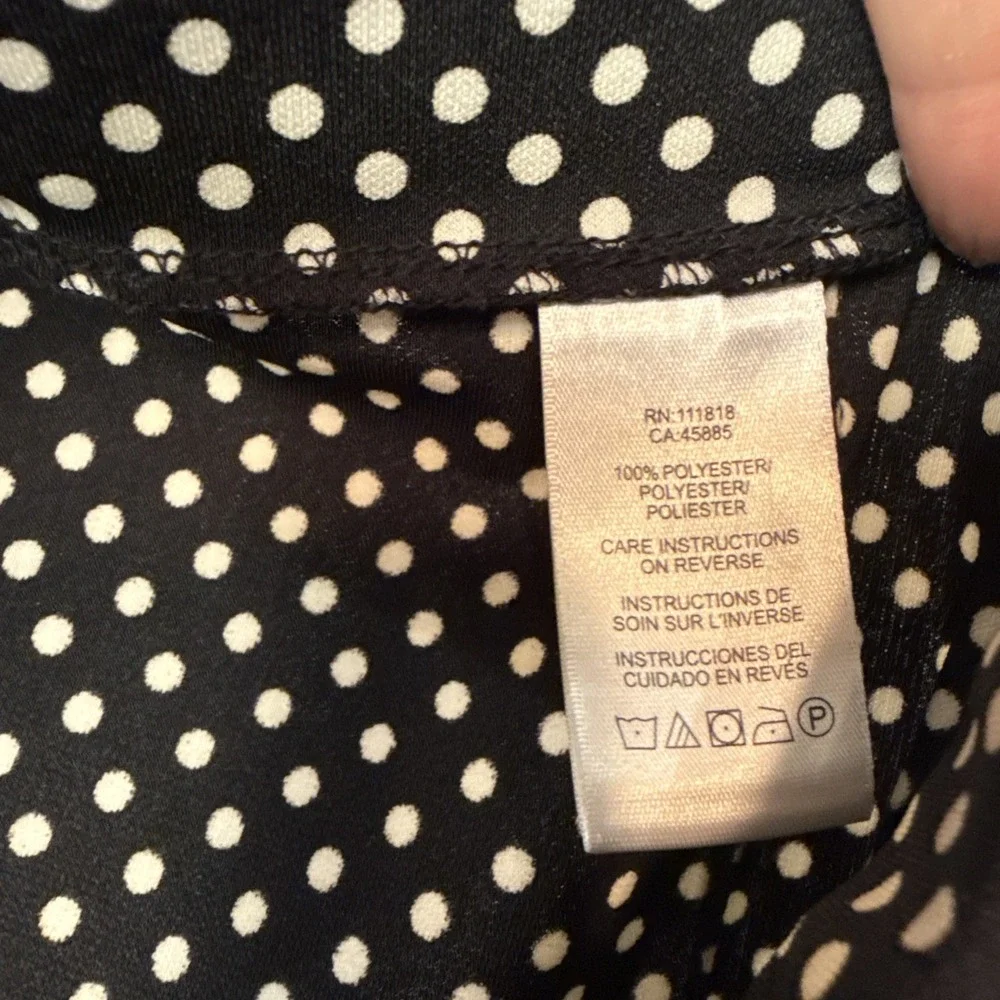 Michael Kors Women's Skirt Size 14 Polka dot Flare Bottom Above Knee Length